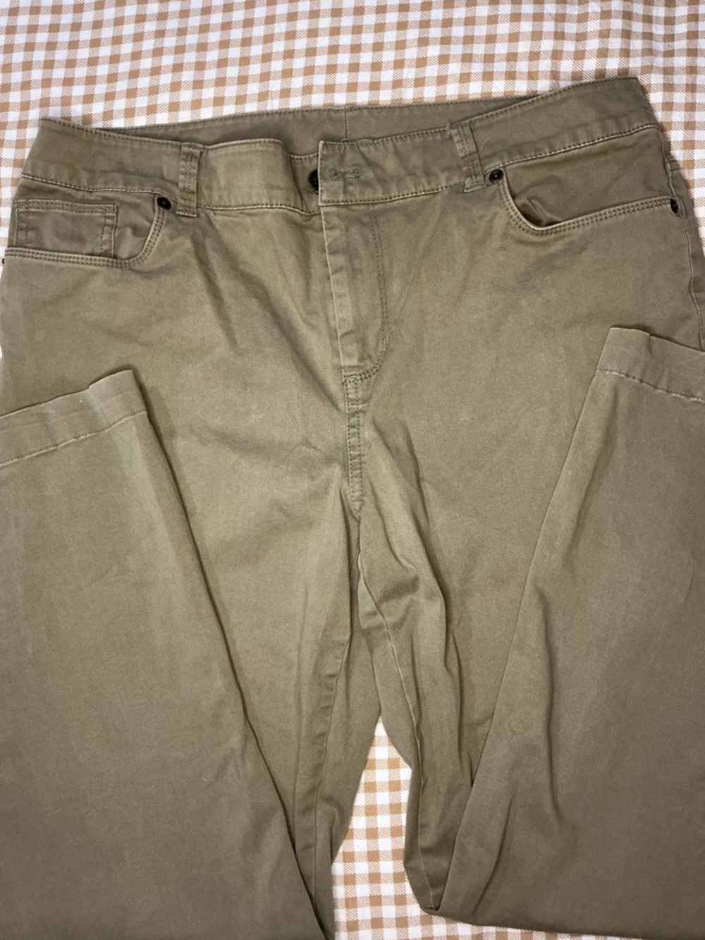 Casual Chico's Women’s Size 2 Olive-Tone